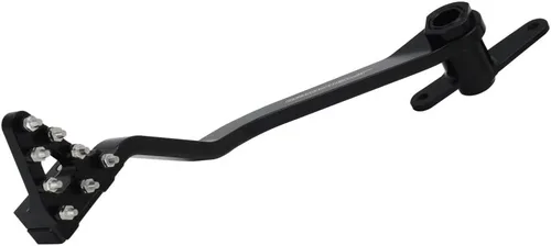 Vista 7 de JFG RACING Palanca de pedal de freno trasero plegable para motocicleta, CNC universal para CRF XR RM KX KLX TTR PW SSR Apollo TAO TAO SDG 50cc