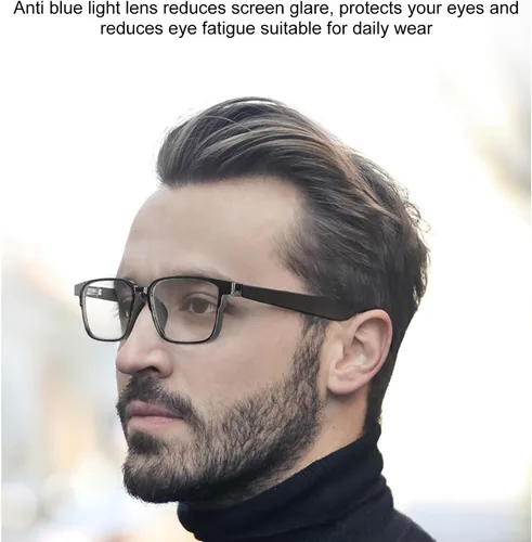 Vista 4 de Lentes inteligentes, gafas Bluetooth 5.3, lentes de audio inteligentes, micrófono integrado, altavoz IPX4, lentes de sol Bluetooth compatibles