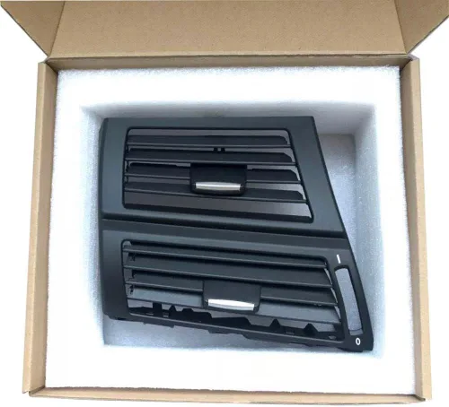 Vista 6 de Panel de rejilla de aire acondicionado delantero izquierdo para BMW X5 X6 E70 E71 E72 Cubierta de rejilla de salida de aire para salpicadero