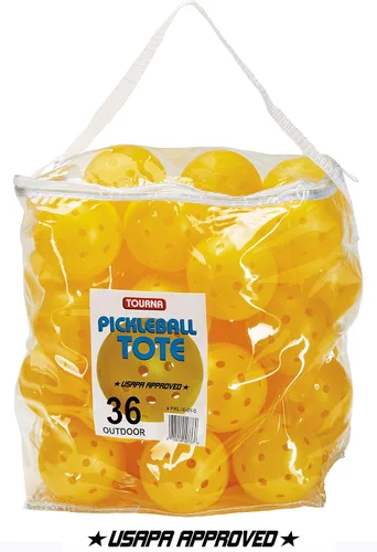 Vista 5 de Tourna pelotas de pickleball, para exteriores, 6 unidades, Multi