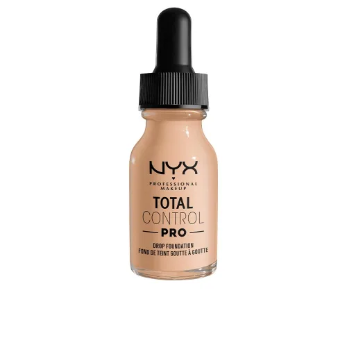 Vista 21 de NYX PROFESSIONAL MAKEUP Total Control Pro Drop Foundation, Cobertura Construible Verdadera para la Piel - Porcelana Ligera