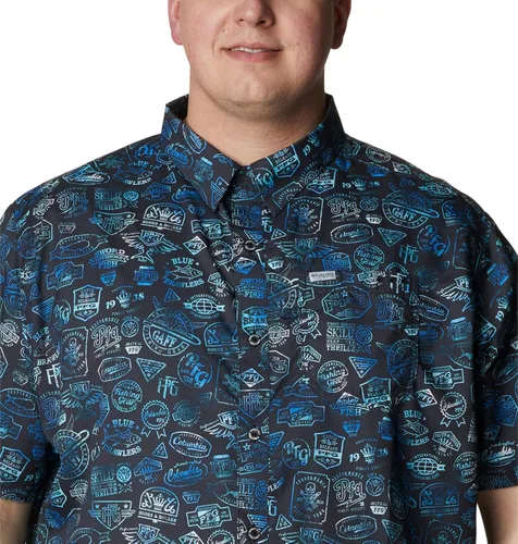 Vista 9 de PFG Super Slack Tide Camp - Camiseta para hombre, color gris