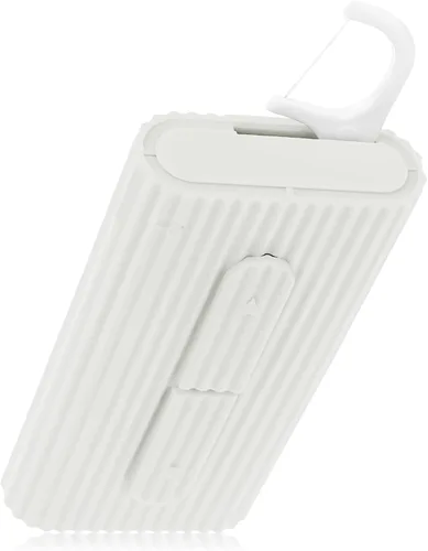 Vista 11 de WLLHYF Estuche portátil de hilo dental automático, organizador de recogida de hilo dental de viaje, estuche de almacenamiento con dispensador