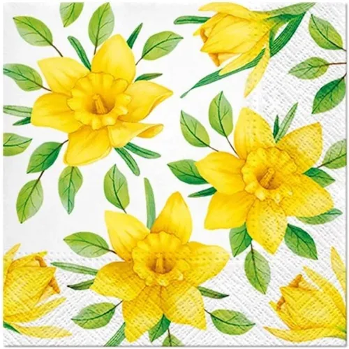 Vista 11 de Servilletas de papel de flores de primavera y verano, tamaño almuerzo, desechable, 20 unidades, 13 x 13 pulgadas (desplegadas) (Bird of Paradise)