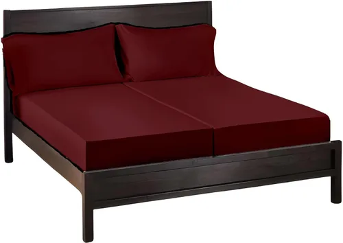 Vista 17 de Giza Sheets Twin – Sábanas de 100% algodón egipcio Giza – Sábanas para colchón de hasta 18 pulgadas de profundidad – 4 piezas de sábanas de algodón