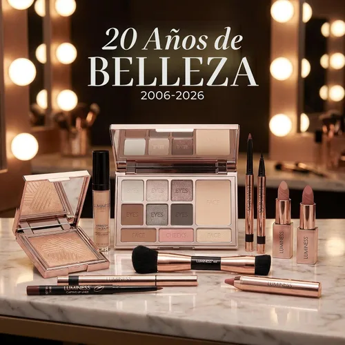Vista 8 de LUMINESS Kit de aerosol de maquillaje con brocha de aire y brocha suave de seda – Base de maquillaje de cobertura total y brocha de doble cara
