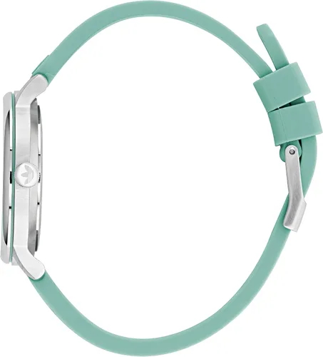 Vista 3 de adidas Reloj con correa de silicona verde modelo AOSY220682I Verdeblancoplateado