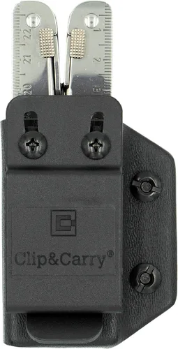 Vista 3 de Clip & Carry Kydex - Funda multiherramienta para Victorinox SWISSTOOL, fabricada en Estados Unidos (multiherramienta no incluida)