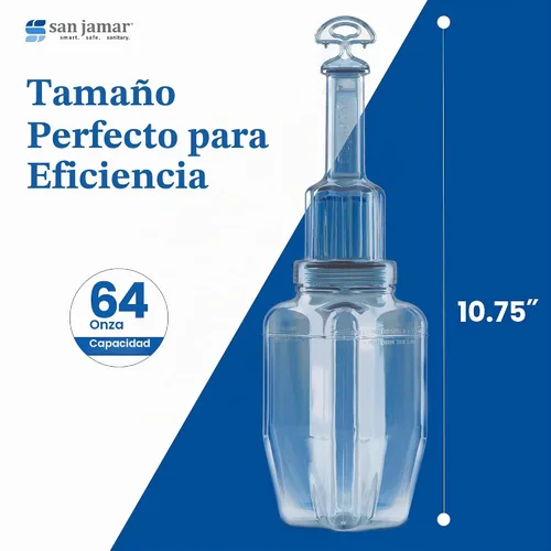 Vista 5 de San Jamar rcu64 V2 rapi-kool Plus fría Paddle, 64 oz capacidad