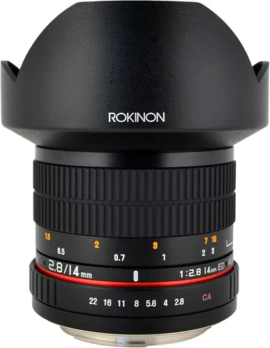 Vista 7 de Lente ultra de gran angular Rokinon – 14 mm F2.8