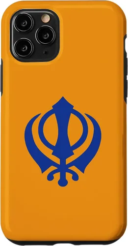 Vista 29 de Khanda Sikh Symbol Chakkar Kirpans Chakra Sikhism - Carcasa para iPhone 17