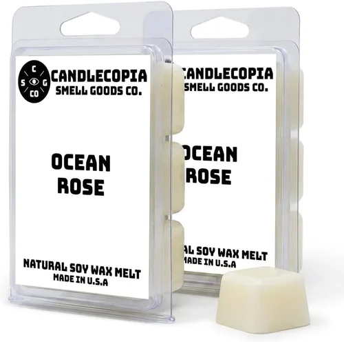 Vista 29 de Apple Maple Bourbon - Cera vegana vertida a mano fuertemente perfumada, 12 cubos de cera perfumada, 6.4 onzas en 2 paquetes de 6 unidades Bourbon