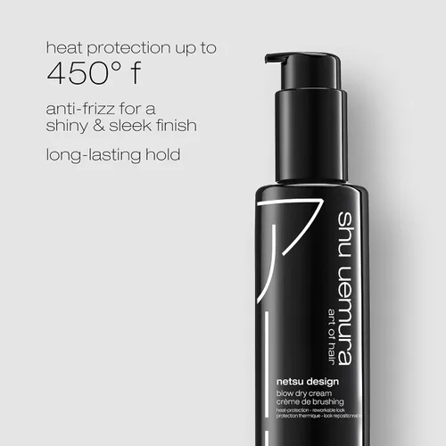 Vista 2 de shu uemura art of hair Netsu Design - Crema de secado por soplado, imprimación y protector de calor, añade volumen y suavidad, sujeción media