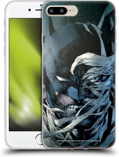Vista 152 de Head Case Designs Funda de gel Hush con licencia oficial de Batman DC Comics #608 (protección de grado militar) compatible con Apple iPhone 7