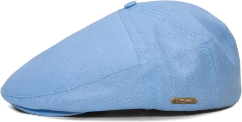 Vista 13 de Sterkowski Swede Cap Gorra plana 100% lino para hombres y mujeres Gorra de verano súper aireada de 5 paneles sin forro Negro