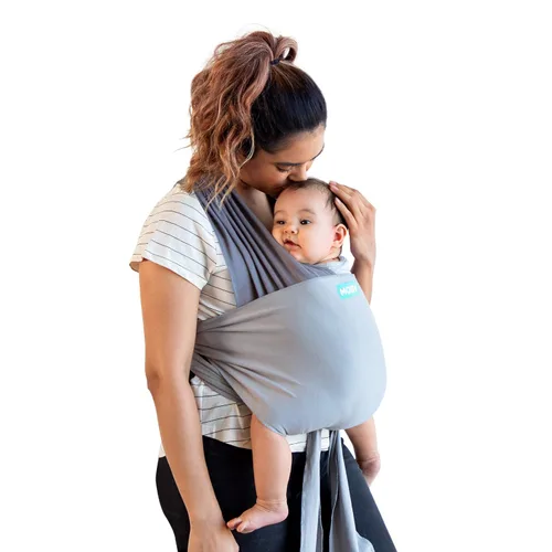 Vista 10 de Portabebés MOBY Easy Wrap de Petunia Pickle Bottom - Ojal Negro
