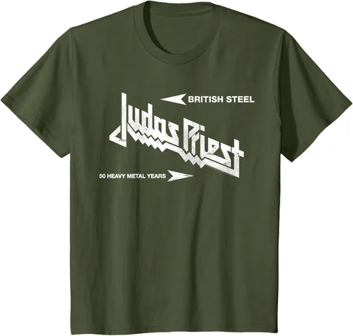 Vista 9 de Judas Priest Camiseta British Steel Negro
