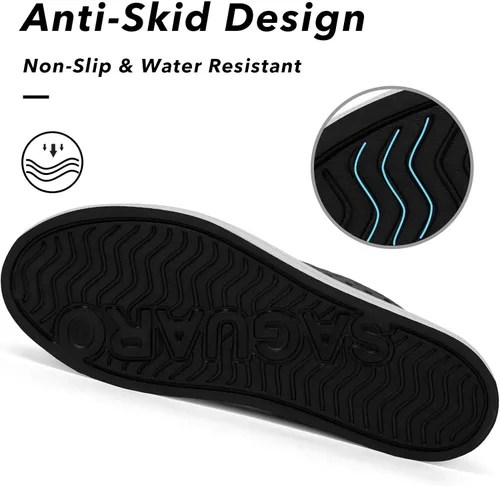 Vista 6 de SAGUARO Zuecos de jardín para mujer y hombre, zapatos casuales unisex de secado rápido, sandalias antideslizantes de verano para playa