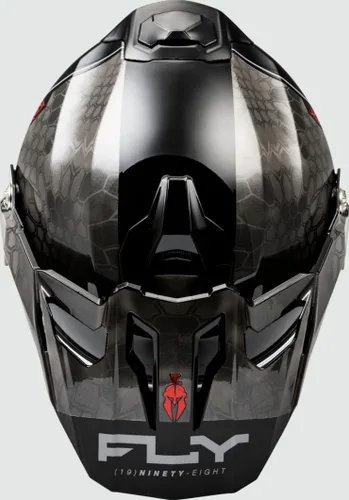 Vista 3 de Fly Racing - Casco Trekker Conceal (negro/gris/blanco, talla XS)