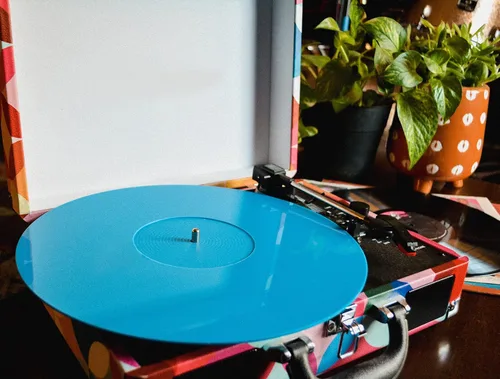 Vista 6 de Break Tradition Tapete acrílico para tocadiscos – Accesorios de discos de vinilo para tocadiscos LP – Alfombrilla giratoria premium para reducir