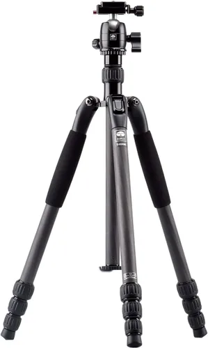 Vista 7 de SIRUI Trípode de aluminio de la serie T04S con cabezal de vídeo fluido compacto VA-5 (T-004SK+VA-5)