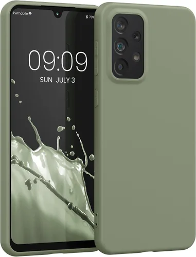 Vista 68 de kwmobile Funda compatible con Samsung Galaxy A12 - Funda protectora de silicona TPU suave y delgada - Azul Báltico