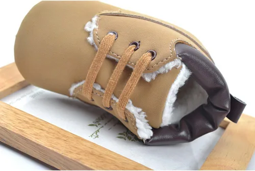Vista 4 de Kuner Botas cortas de nieve cálidas para bebés y niños de 0 a 18 meses