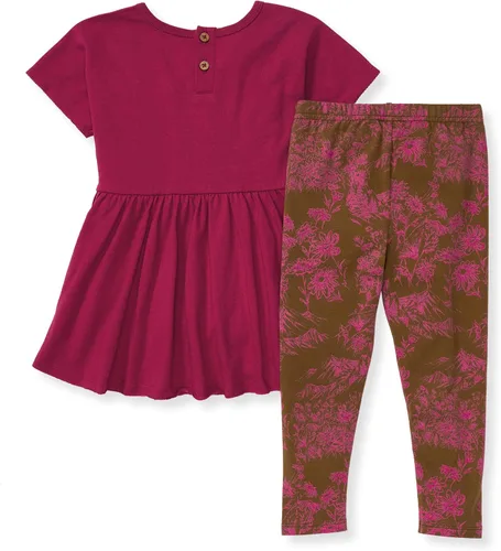 Vista 12 de Burt's Bees Baby Conjunto de camiseta y pantalón de manga corta para bebé, 100% algodón orgánico