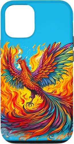 Vista 27 de Fantasy Cute Rising Phoenix Flames Case for iPhone 15
