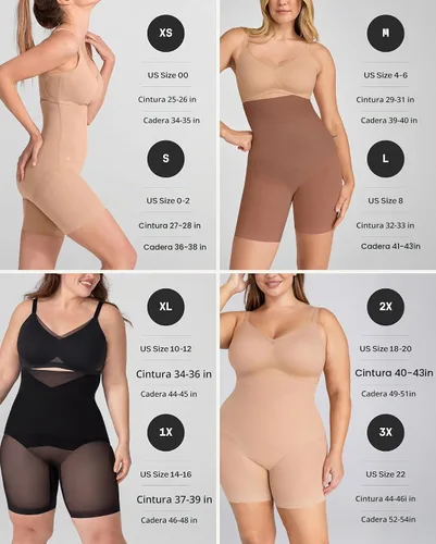 Vista 6 de HONEYLOVE SuperPower Short - Faja moldeadora de alta compresión para mujer Rubor