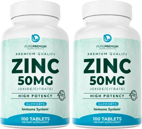 Vista 9 de PurePremium Zinc 50mg – Suplementos de zinc de apoyo inmunológico para hombres y mujeres – Vitamina citrato de zinc / óxido para adultos