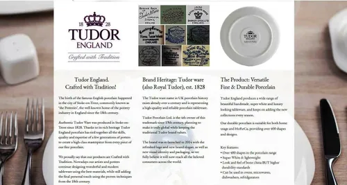 Vista 7 de Tudor Royal - Juego de vajilla redonda de porcelana de 12 piezas, servicio para 4, diseño botánico, flores de verano, platos, cuencos, brillante