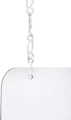 Vista 4 de Alpine Industries Protector de estornudos de plexiglás – Escudo acrílico colgante – Barrera protectora resistente – Escudo protector de estornudos