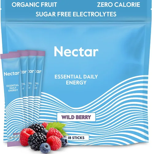 Vista 11 de Nectar Energy Booster – Cafeína orgánica, B12 y electrolitos – Sin azúcar y cero calorías – Café saludable, bebida energética y soda alternativa