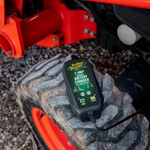 Vista 3 de Battery Tender 6V/12V, cargador de batería seleccionable de 1.25 AMP de ácido de plomo y litio