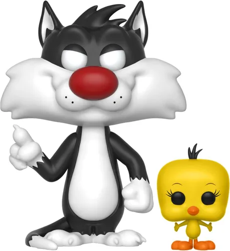 Vista 2 de Funko Pop! Animation: Looney Tunes - Juguete coleccionable de Sylvester & Tweety