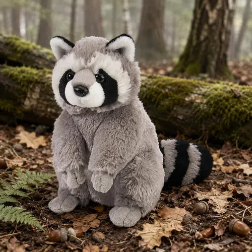 Vista 6 de Wild Republic Peluche de mapache, animal de peluche, regalo para niños, Cuddlekins de 12 pulgadas