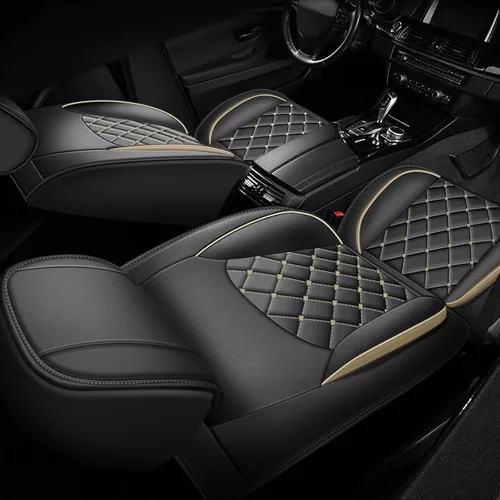 Vista 7 de Funda de asiento delantero compatible con Hyundai Tucson 2010-2024 2025, fundas de asiento de automóvil de cuero de lujo compatible con bolsa