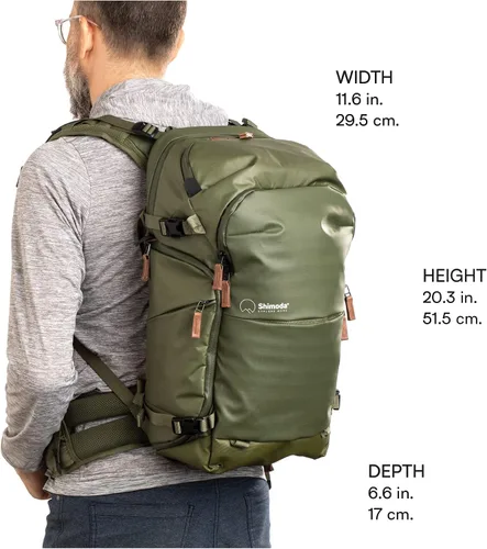 Vista 2 de Shimoda Explore V2 - Kit de iniciación de mochila de aventura de 25 litros con unidad de núcleo pequeña sin espejo, verde militar