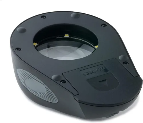 Vista 5 de Carson LumiLoupe Ultra 5x Lupa de lupa con luz LED con 3 ajustes de brillo (LL-88)