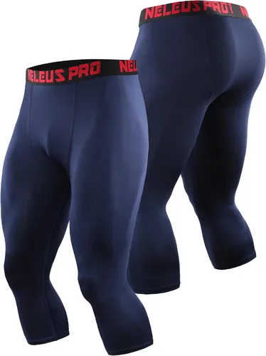 Vista 4 de Neleus - Leggings de compresión para hombre
