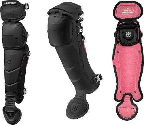 Vista 8 de Easton Jen Schro My Very First Youth Softball Catcher’s Set Helmet, Leg Guards & Chest Protector Included