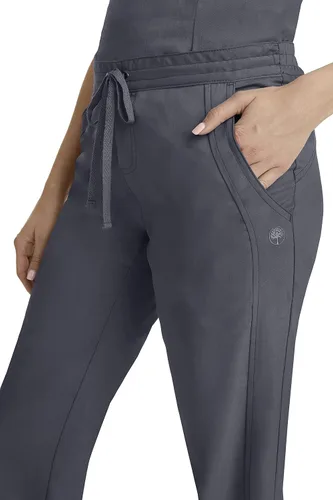 Vista 5 de Healing Hands Taylor Pantalones de mujer de altura media con 2 bolsillos y cintura elástica trasera 9095