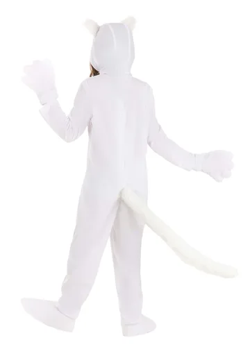 Vista 2 de Disfraz de Gato Blanco para Niños Multicolor