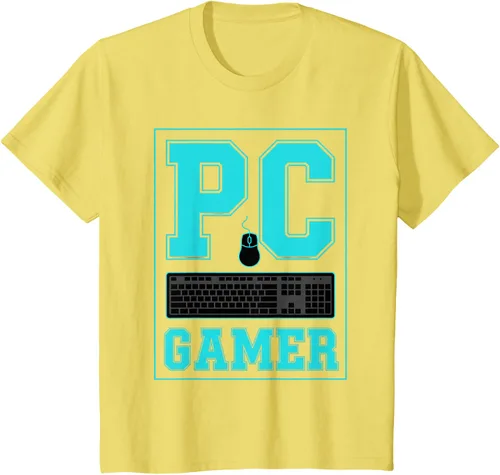Vista 89 de PC Gamer Gaming Teclado Ratón Esports Computer Fan Camiseta