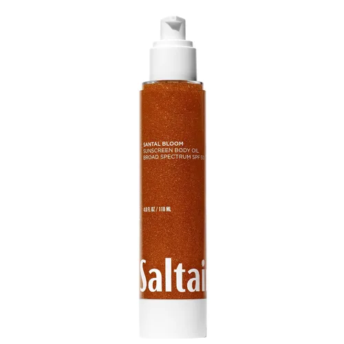 Vista 9 de Saltair Aceite Corporal SPF - Protector solar de amplio espectro SPF 50 PA++++. Aceite seco ligero con protección solar y extractos hidratantes