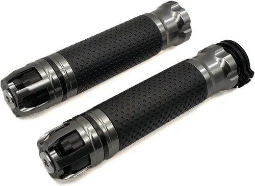 Vista 5 de Motorcycle Handlebar Universal 22 24MM CNC Motorcycle Handle Bar Grips Handlebar Ends for Yamaha TRX850 FZR400 BT1100 XJR400 MT 07 09 10 FZ 07 09 6R