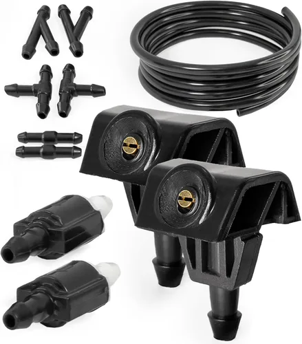 Vista 10 de Click&Fit Boquillas para limpiaparabrisas compatibles con Nissan Rogue 2008-2021, Murano Z51 2007-2016, LEAF 2010-2024, Juke Note – Los chorros