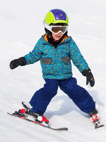 Vista 2 de Manoplas de esquí para niños, guantes de invierno impermeables para nieve, guantes cálidos y resistentes al viento para niños y niñas