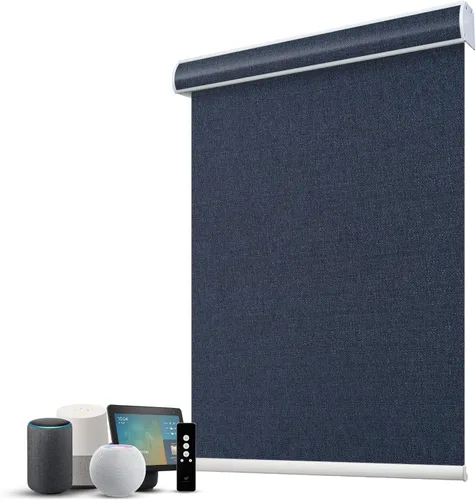 Vista 59 de SmartWings Persianas Motorizadas con Filtro de Luz, Compatible con Matter Thread Homekit Z-Wave Alexa Google, Persianas con 70% de Opacidad Safari
